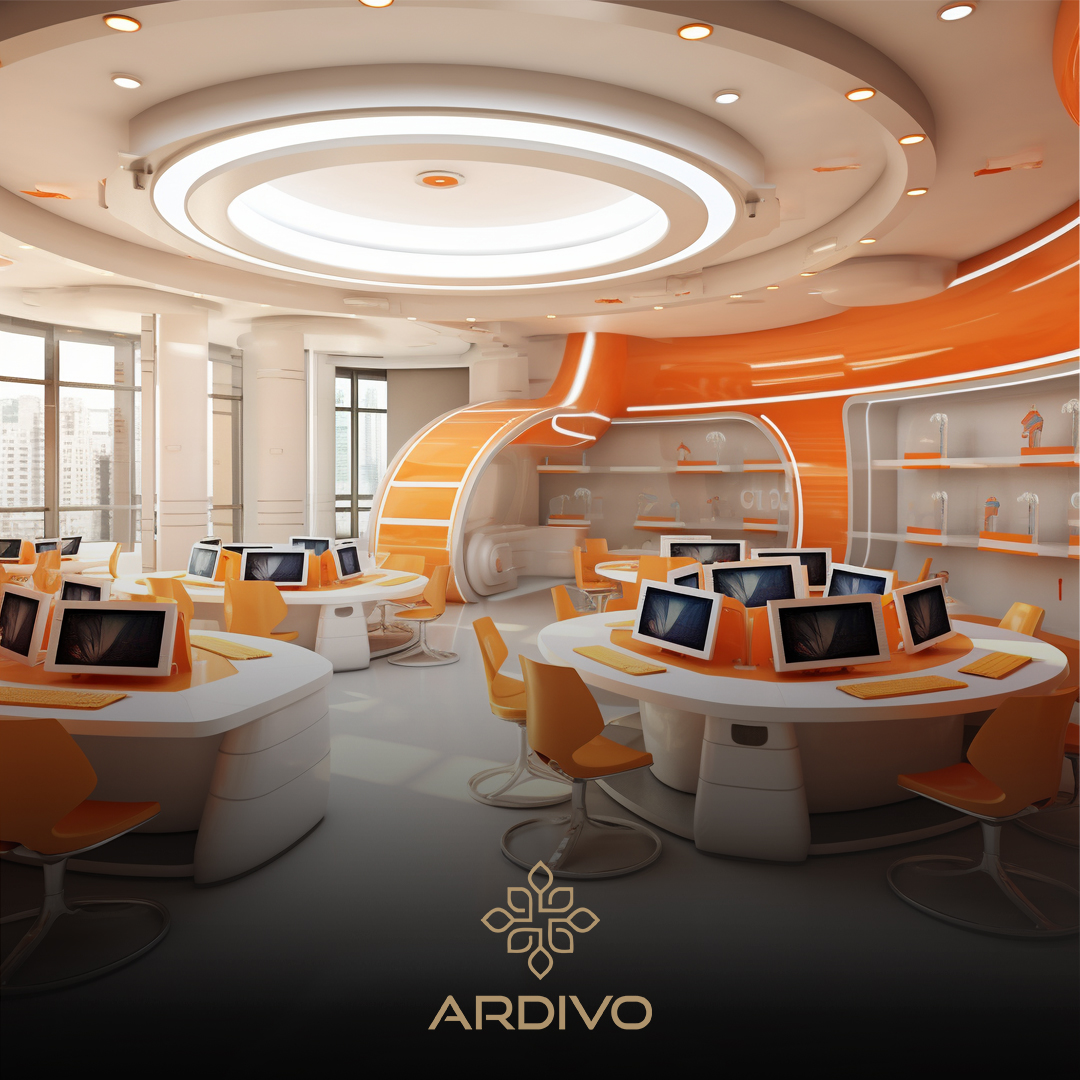 مراحل تصميم وتنفيذ اثاث المكاتب و المحلات مع Ardivo